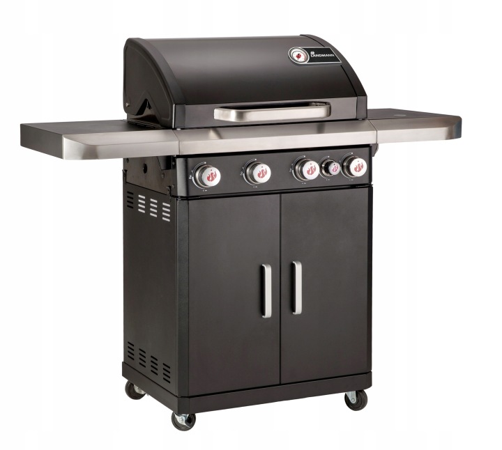 Plynový gril 5 hořáků 15 kW ocelový Rexon Landmann 12270 dům zahrada terasa