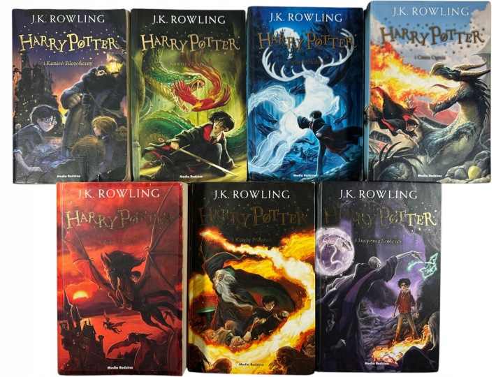 Zdjęcie egzemplarza: Harry Potter 1-7 / J.K. Rowling / fantastyka / fantasy