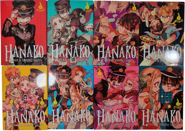 Zdjęcie egzemplarza: Hanako, duch ze szkolnej toalety Tomy 1-8 / Manga / AidaIro