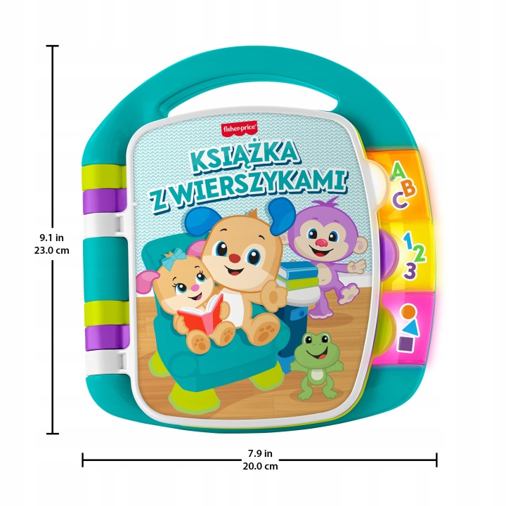FISHER PRICE Книжечка З Віршиками книжечка інтерактивна для малюка — фото 10