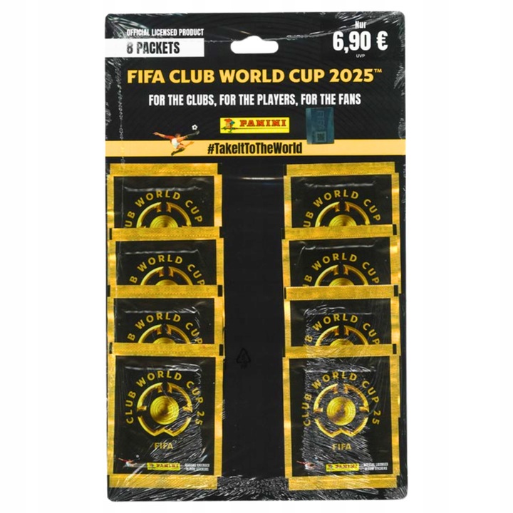 Multipack Samolepky FIFA Club World Cup 2025 Panini 8 sáčků