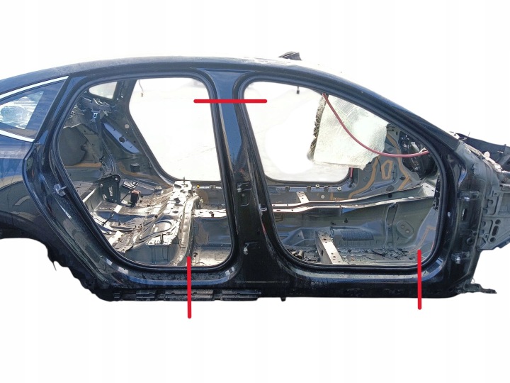práh pravý sloupek B střední VOLVO S90 LAK: 717-46 (16-20)