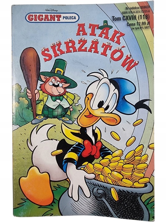 Zdjęcie egzemplarza: Atak skrzatów / Gigant Poleca / Kaczor Donald / Komiks nr 118