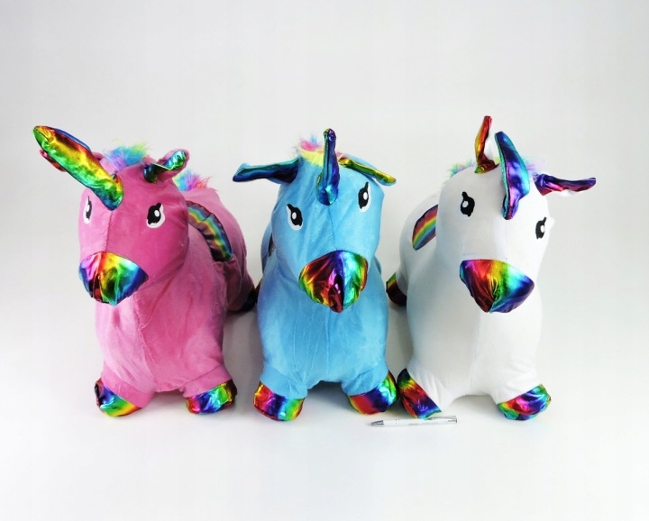 Єдиноріг 60x30 см для стрибків, з чохол рожевий