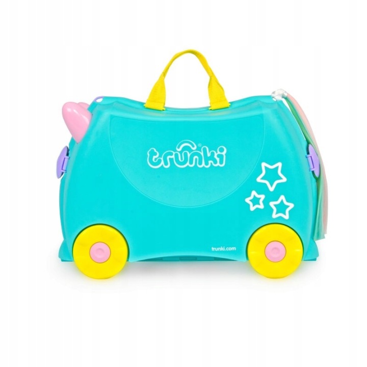 Trunki Валіза для Дітей Що їздить Валізка Каталка Єдиноріг Una — фото 4