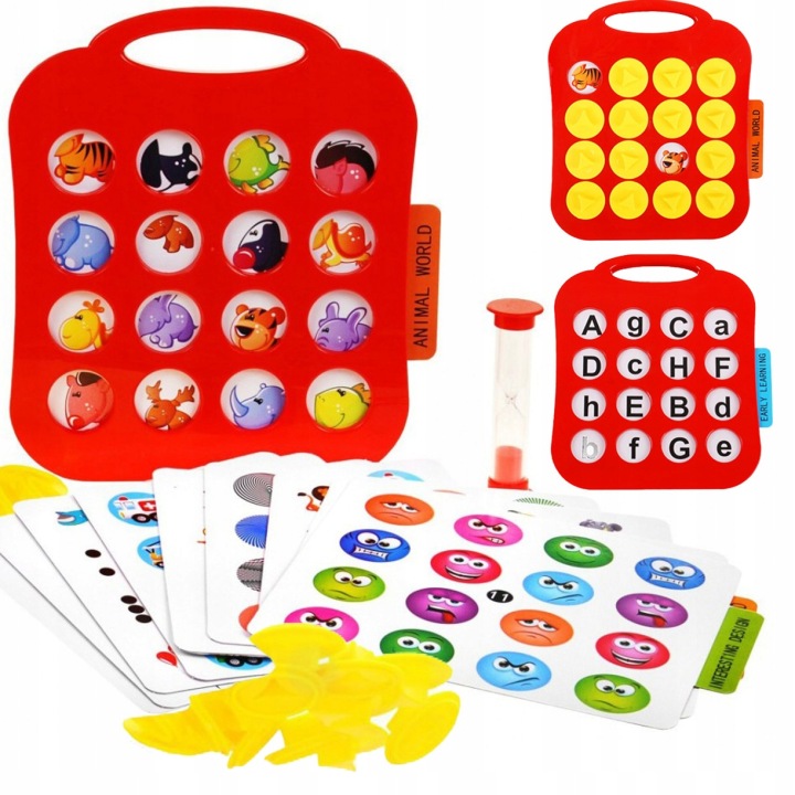 GRA PAMIĘCIOWA RODZINNA MEMORY POŁĄCZ W PARY LOGICZNA NA CZAS 3+ WOOPIE