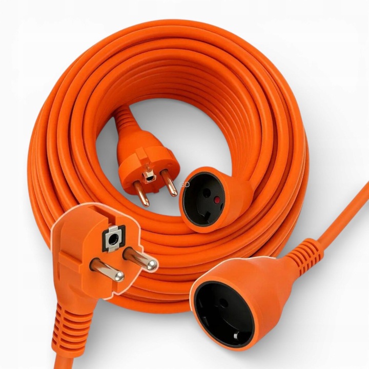 Prodlužovací Kabel 50 m 3x2,5 mm² silný oranžový stavební kabel