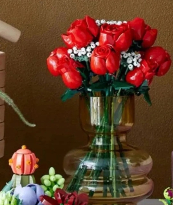 LEGO Botanicals ICONS 10328 Великий Букет рожевий (вживаний) — фото 4