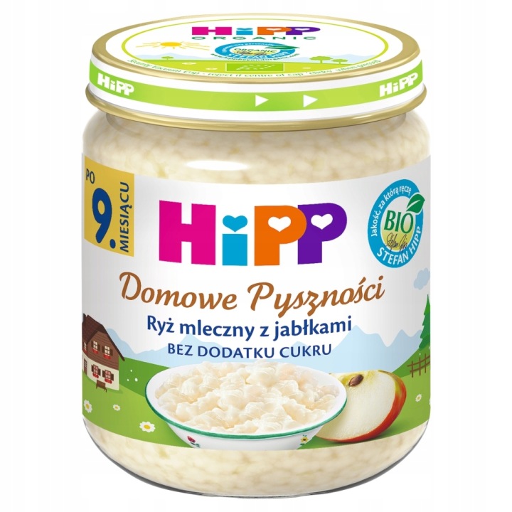 HiPP Рис молочний з яблуками Біо 190 г по 9 місяця — фото 5