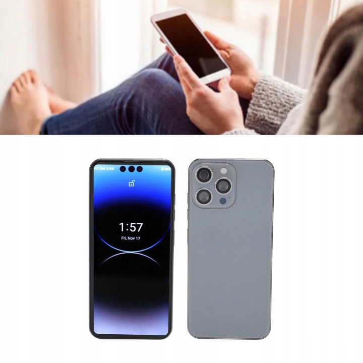 I14pro Max 6,7-дюймовий смартфон 4G, дводіапазонний смартфон 5G WIFI I14pro Max — фото 8