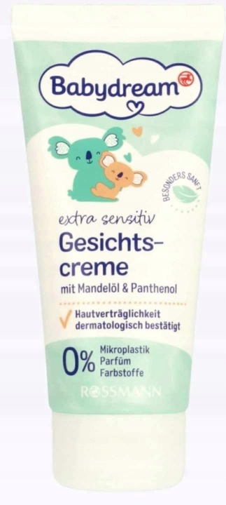 BABYDREAM Extra Sensitive Крем для обличчя для догляду для немовлят 100 мл — фото 2
