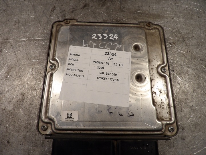 VW Passat B6 control unit of the engine 2,0TDI 03L907309 0281015029