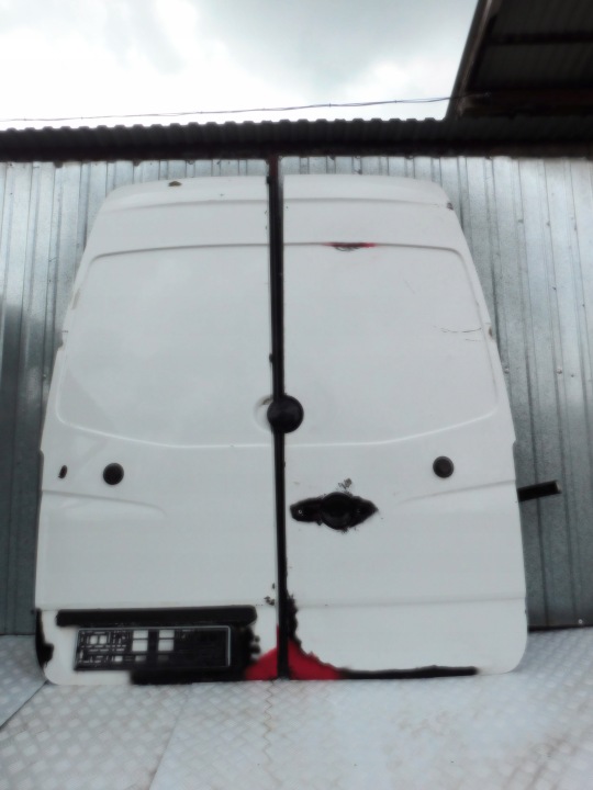 Mercedes Sprinter 906 VW Crafter Tür heck wysokie KOMPLET 2 szt BIALE