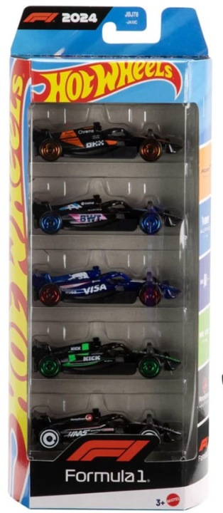Машинки Hot Wheels набір 5 шт. Formuła 1 — фото 2