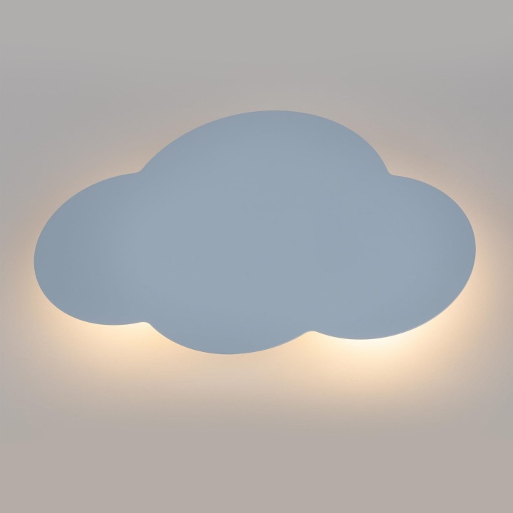 Бра лампа настінна TK освітлення CLOUD 4966 хмаринка синя для хлопчика