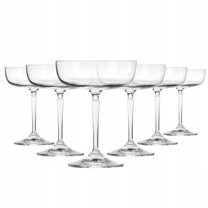 Skleničky na koktejly martini Krosno Coupette sada 260 ml 6 ks
