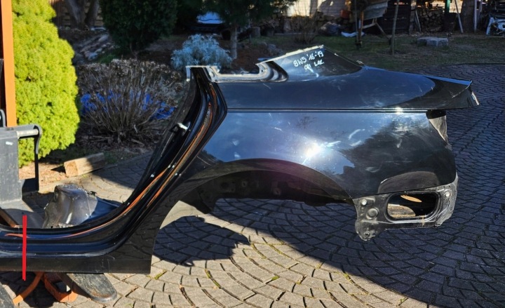 blatník čtvrtka levý záď zadní levá zadní AUDI A4 B9 SEDAN 8W 8W5