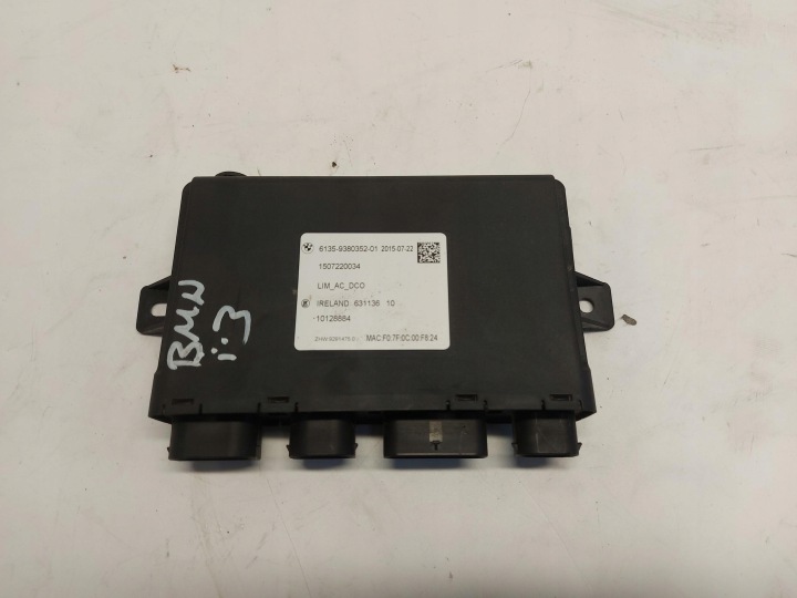 BMW i3 i01 REX Module Unité de contrôle LIM 9380352