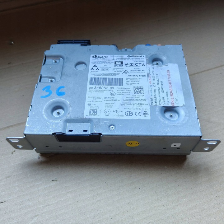 Stacja multimedialna Peugeot 308 9834626380