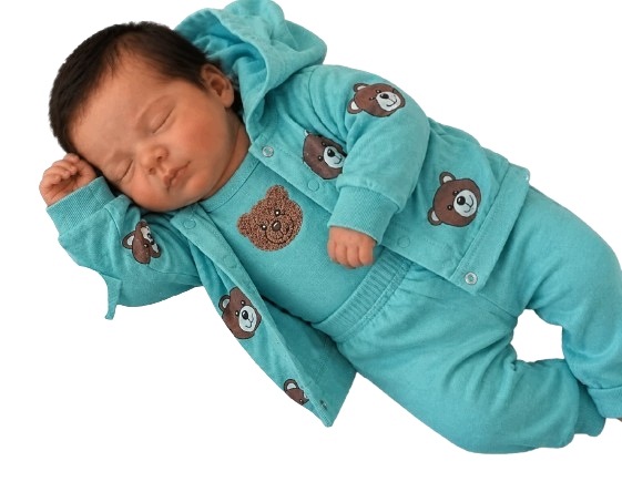 Komplet dres niemowlęcy bluza body spodnie — zdjęcie 4