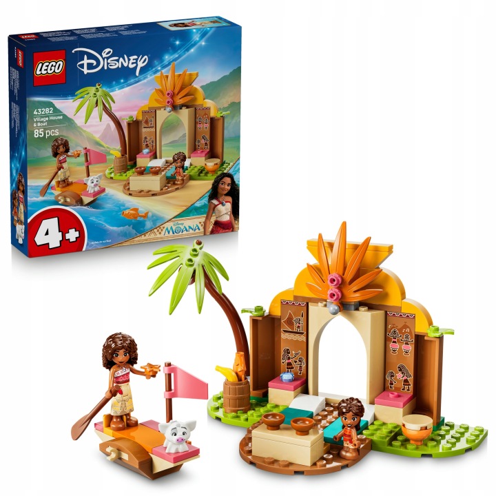 LEGO Disney Princess 43282 Сільська хатинка і човен