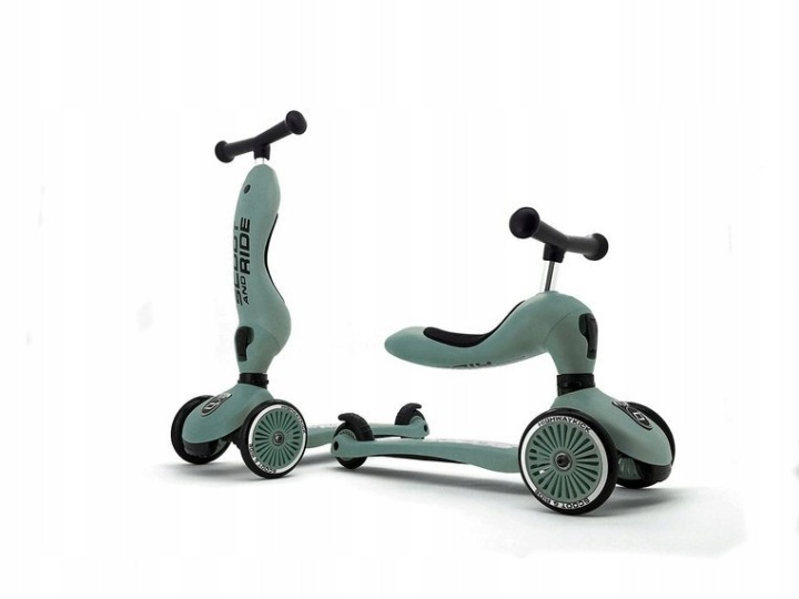 Scoot & Ride Каталка самокат 2 в 1 Highwaykick 1 forest — фото 12