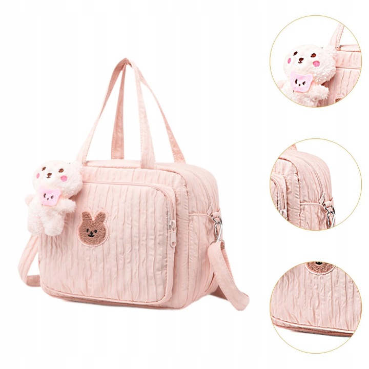 Storage Tote Bag Baby Stuff Storage Органайзер Сумка для підгузків Mommy Рожевий — фото 4