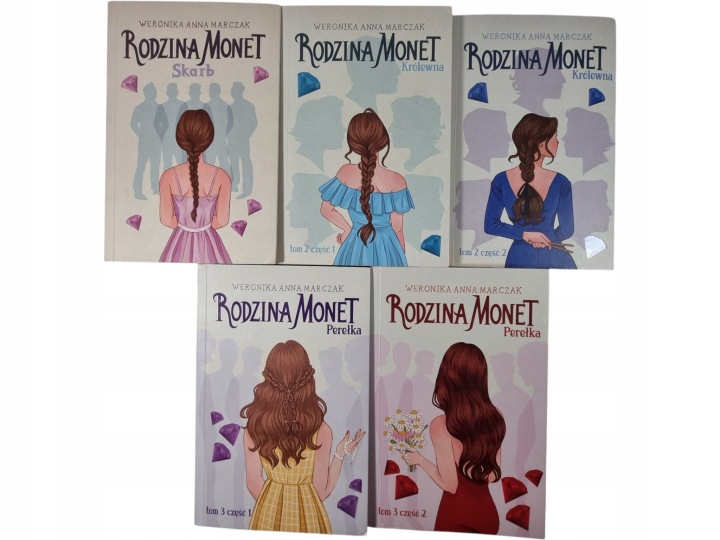 Zdjęcie egzemplarza: Rodzina Monet / zestaw 5 książek / Weronika Anna Marczak