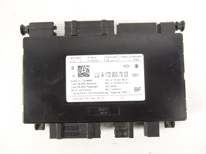 module control unit seat of the front front right Mercedes W212 Lift
