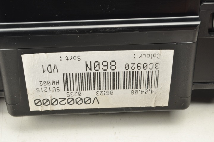 VOLKSWAGEN PASS B6 1,9 TDI KONFIDENT EURÓPY 3C0920860N 9