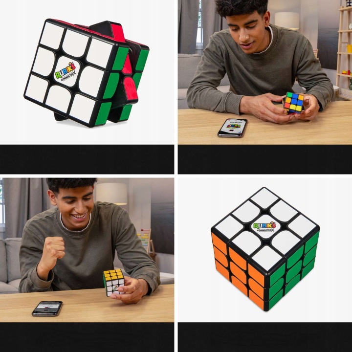 KOSTKA RUBIKA CONNECTED X RUBIK'S CUBE 3X3 ZAGADKA POŁĄCZONA Z APLIKACJĄ Płeć chłopcy dziewczynki