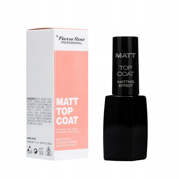 Топи та закріплювачі Pierre René 11 ml Матуючий засіб