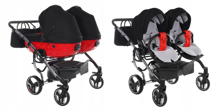 Візок для двійні 2 в 1 JUNAMA DIAMOND S-LINE DUO — фото 4