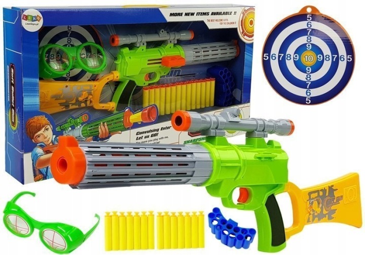 Гвинтівка з мішенню зелений