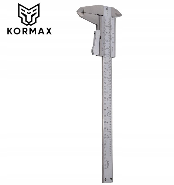 Analogové posuvné měřítko 150 mm S Aretací, kapesní dílenská jednotka V Pouzdru Kormax