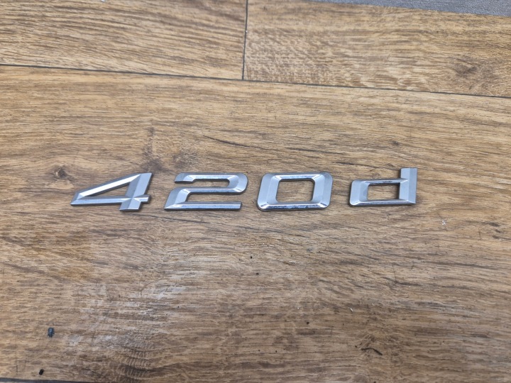 BMW 4 F32 F33 F36 420d EMBLEMAT Emblem motorhaube NAPIS heckklappe heck hinten OZNACZENIE
