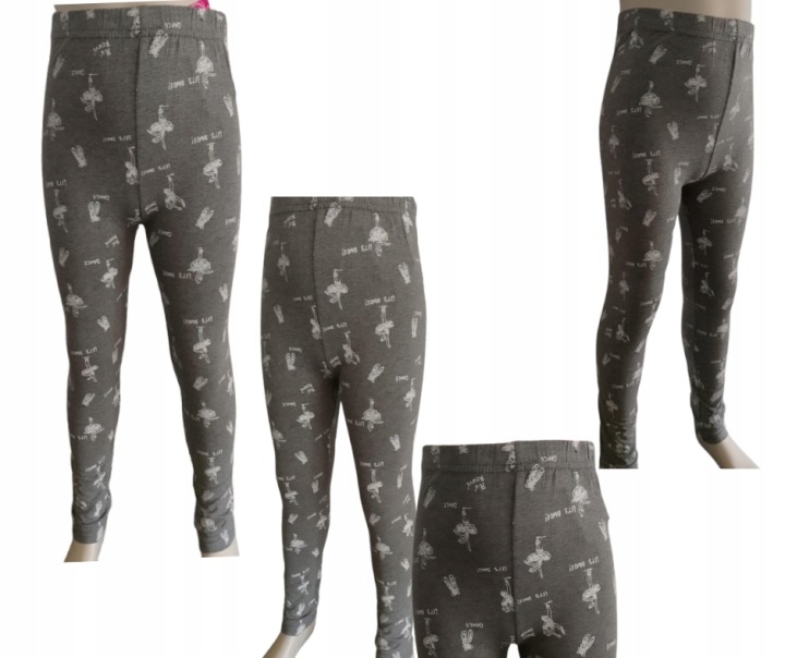 Legginsy getry cienkie dziewczynki klasyczne