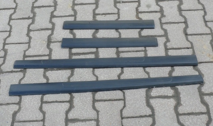 lišty kryty krytky prahový PRAHU vnitřní AUDI A6 C6 04-08r. 4szt