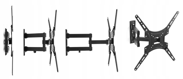 UCHWYT do Telewizora WIESZAK na TV Regulowany Obrotowy LED LCD 13-65 CALI