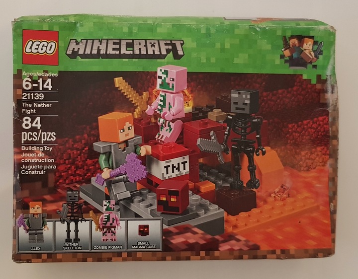 LEGO Minecraft 21139 The Nether Fight porownaj ceny Allegro.pl