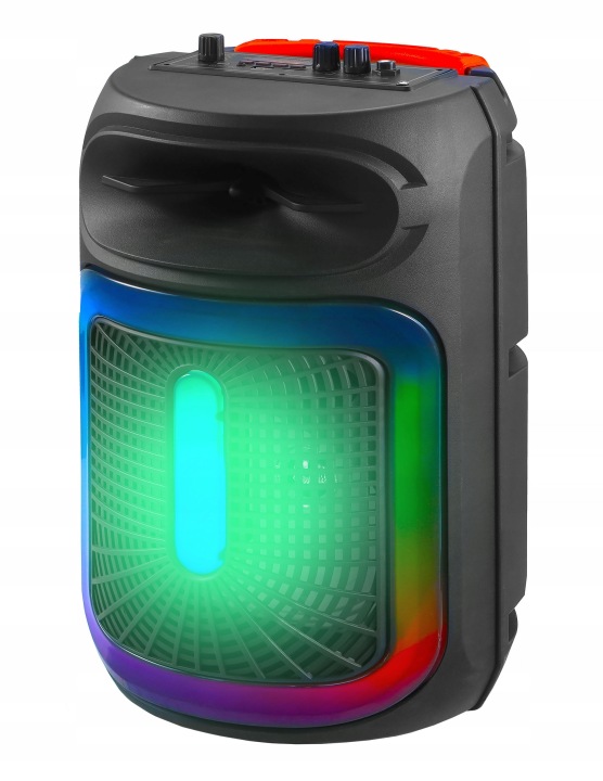 POWERFUL PORTABLE BOOMBOX BLUETOOTH SPEAKER USB SD AUX RADIO MICROPHONE KARAOKE Color black