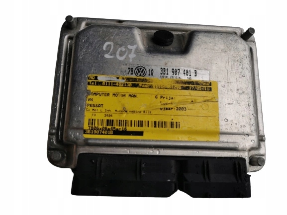VW PASSAT 2.5TDI 3B1907401B számítógép ECU eredeti
