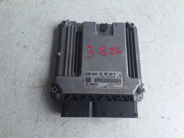 VOLKSWAGEN computer control unit of the engine 04L907309B BOSCH 0281018510