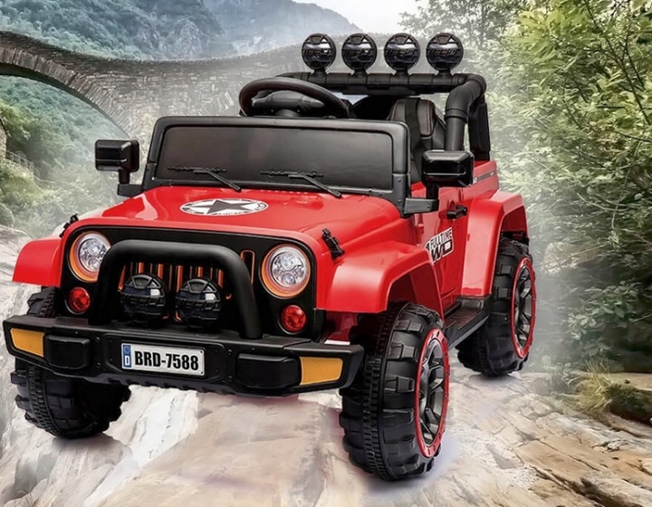 JEEP авто позашляхове для дітей акумулятор 12 В 4 двигуни пульт — фото 5