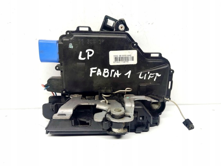 de la serrure portière gauche avant SKODA FABIA et Lift 1.4 16V 8 Pin 3B1837015AQ