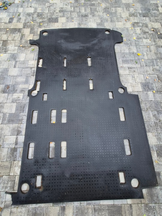 Revêtement moquette sol Revêtement de sol VW T5 T6 Arrière/Arrière krotki Pneus Noir 1x otwierane
