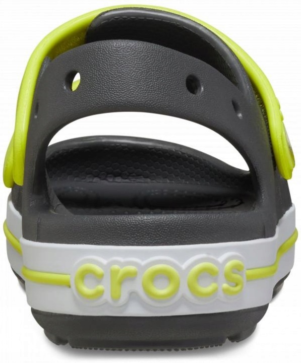 Crocs Crocband Cruiser сандалі дитячі, сірі/жовті, EU 32/33, US J1 — фото 5