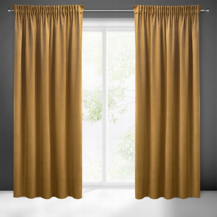 Závěs 140x270 medově sametový Pierre Cardin