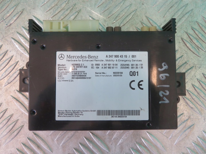 Module Unité de contrôle KOMUNIKACJI MERCEDES SPRINTER W906 22R A2479004315