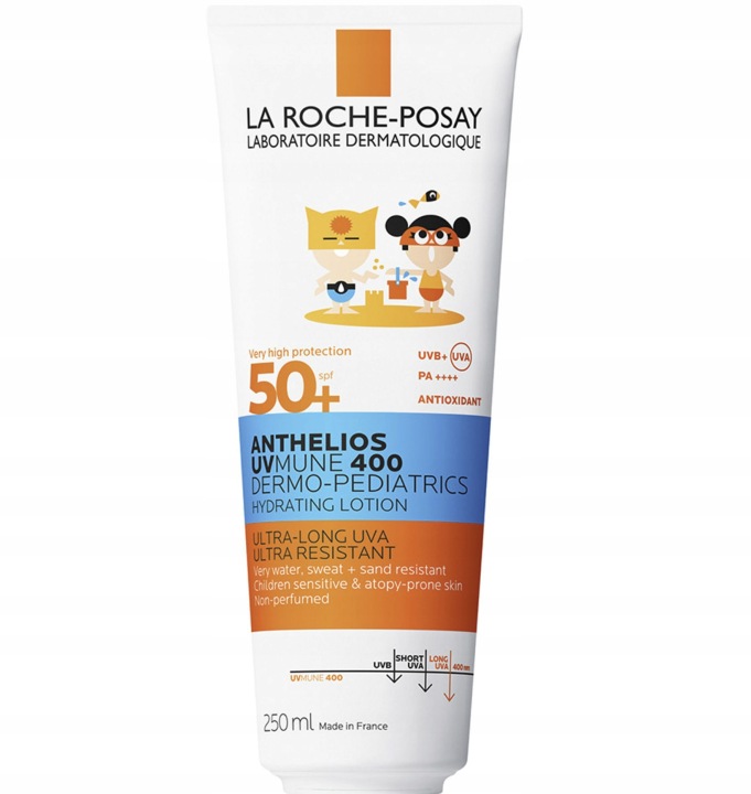 La Roche-Posay Anthelios UVMune 400 молочко SPF50+ дітей 250 мл 02/2027 — фото 2